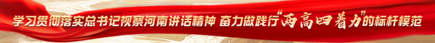 学习贯彻落实总书记视察河南讲话精神 奋力做践行'两高四着力'的标杆模范